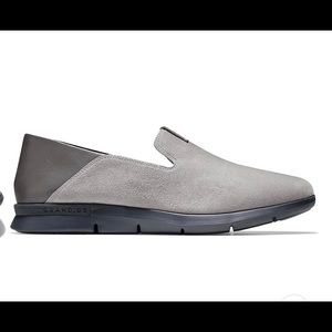 Cole Hann slip on Size 8 grey suede